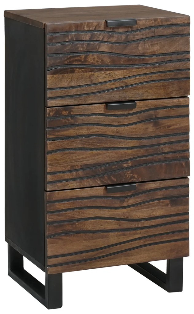 vidaXL Dulap - 40x33.5x75 cm, din lemn masiv de mango
