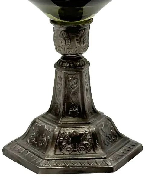 Lampă cu petrol KRASOMÍRA 42 cm verde pădure