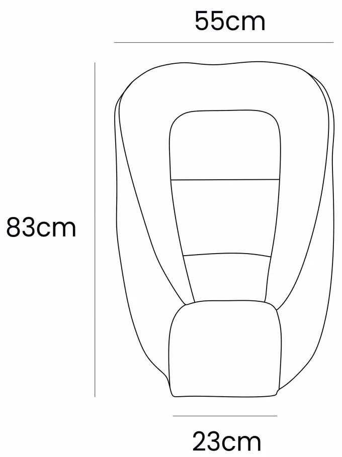 Cuib pentru bebeluș bej 55x83 cm – Meowbaby