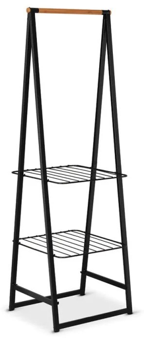 Suport multifunctional pentru haine Brabantia Linn 1000814, Otel, Negru