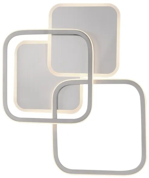 Plafonieră LED/36W/230V crom mat Leuchten Direkt 14117-55