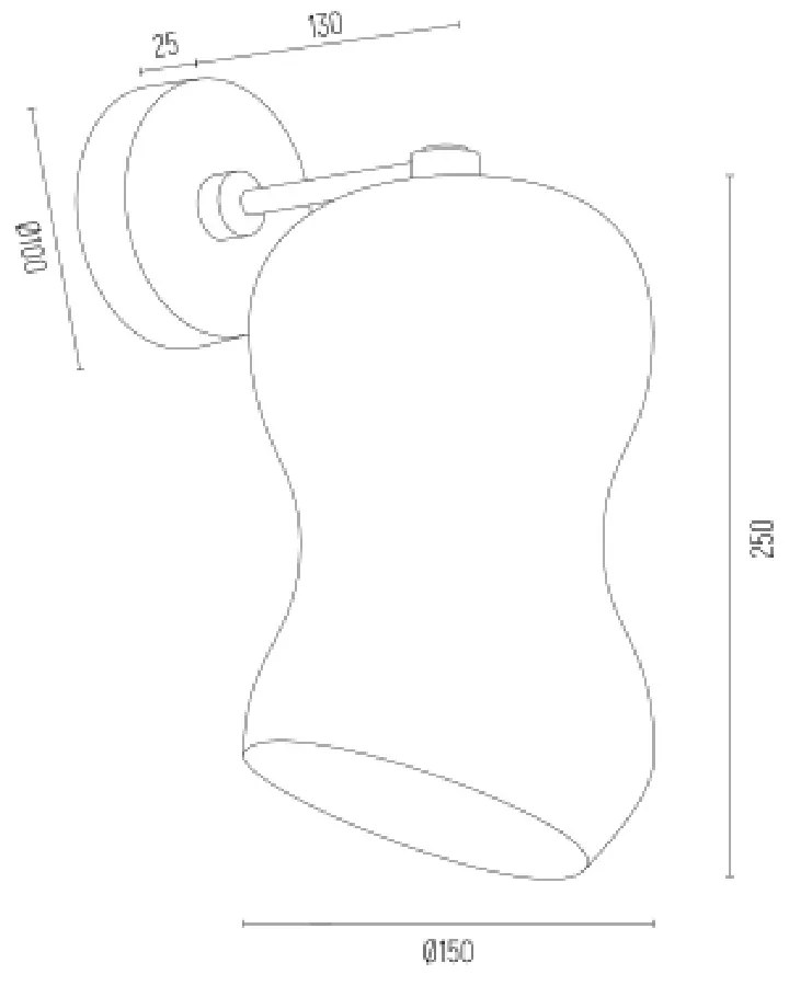 Aplica de perete design deosebit DEPORTIVO