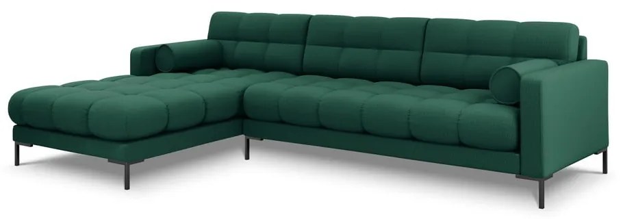 Colțar cu extensie pe partea stângă Cosmopolitan Design Bali, verde