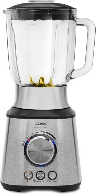 Blender multifunctional Caso 3617 MX 1000, 1000 W, 1,7 l, 9500-17000 rpm, Recipient din sticla, Reglare continua a vitezei, Functie puls, Otel inoxidabil