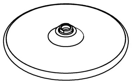 GROHE 26815000 - Cap de duș VITALIO START O 250 mm, crom lucios