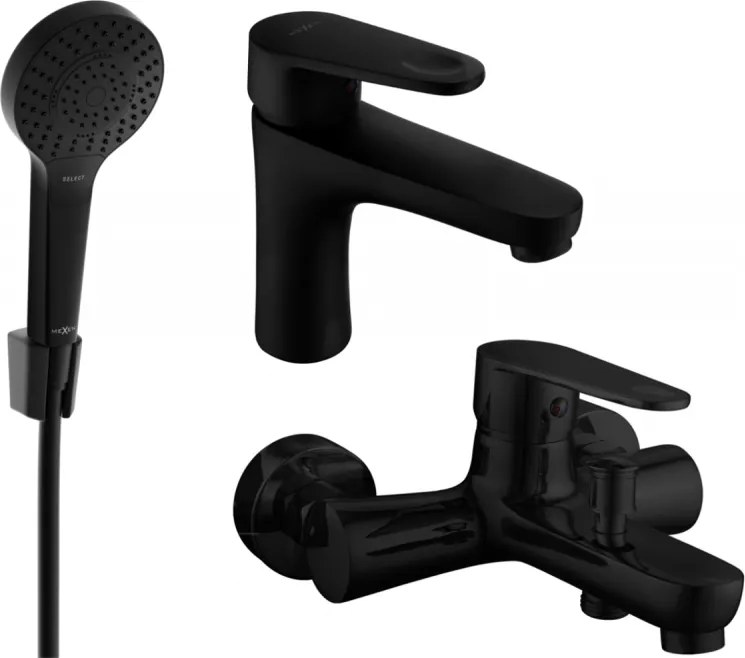 Mexen Kama R05 set baie, negru - 72503R05-70