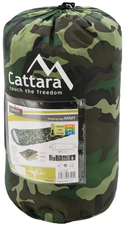 Sac de dormit tip pătură - ARMY 5°C