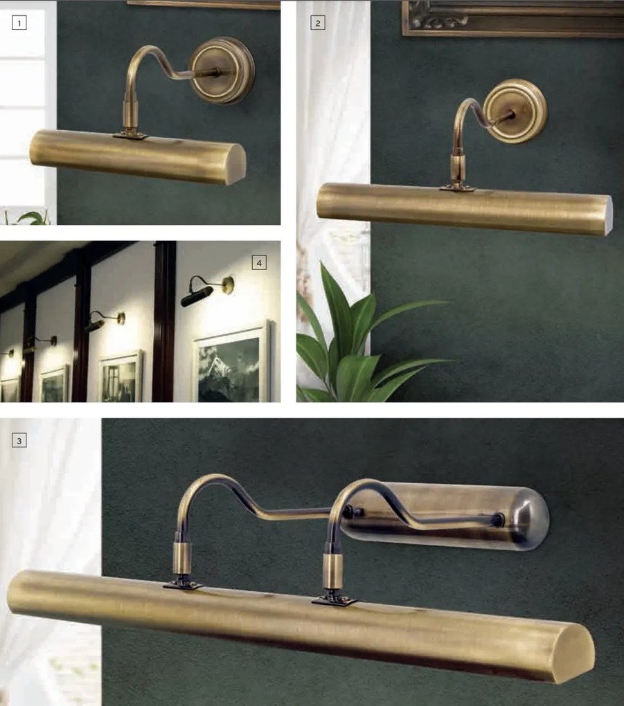 Aplica pentru oglinda / tablou design clasic de lux Picture Lamp 1L Antique Brass