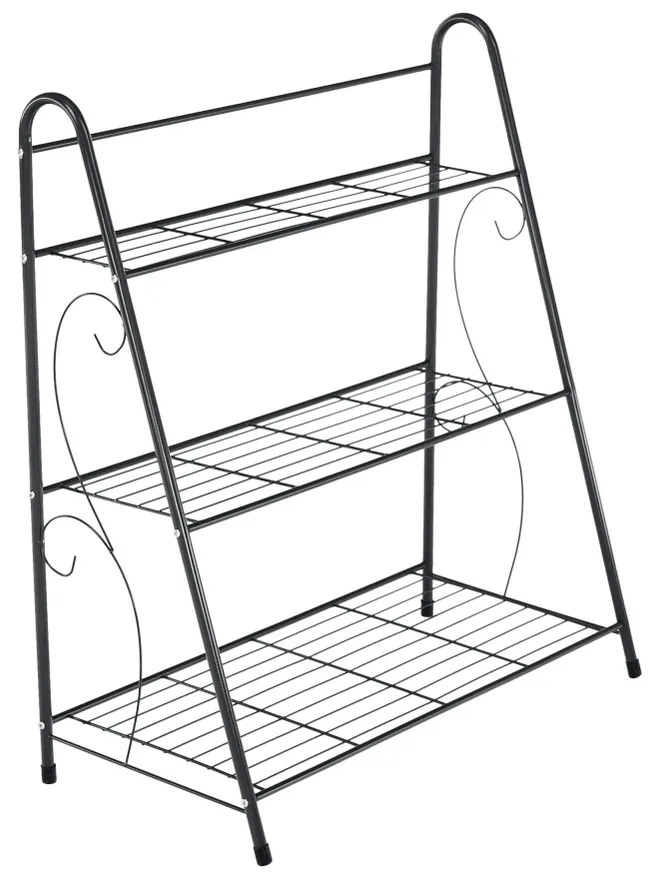 Raft metalic Veruma,  gri închis