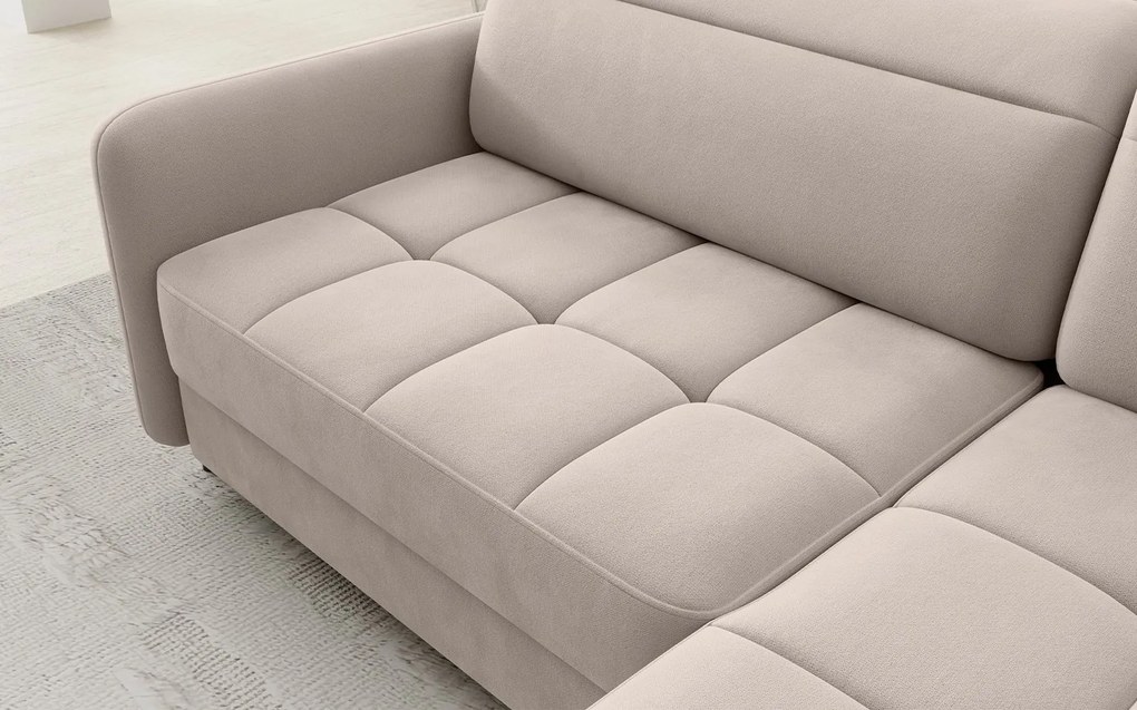 Colțar lemn masiv Bari Personalizabil Extensibil 208x160cm - Sola 18, Colțul în dreapta