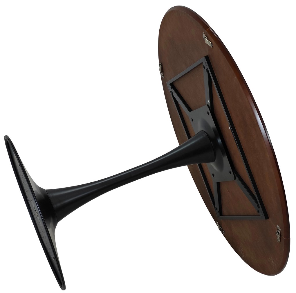 Masă de sufragerie rotundă modernă, Maro | Aosom Romania