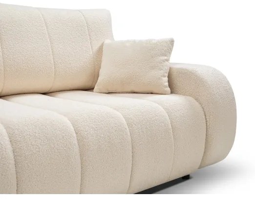 Canapea extensibilă DESIO, 3 locuri, bej