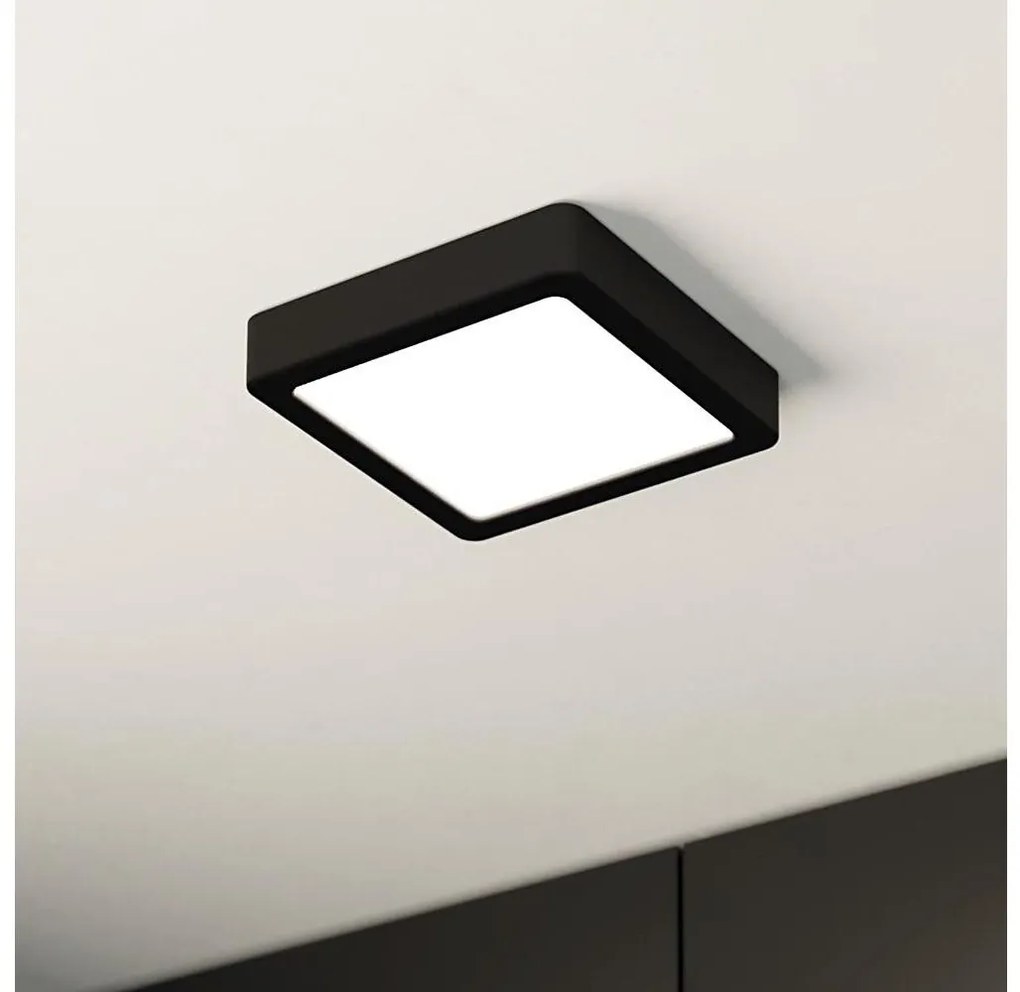 Eglo 900586 - Plafonieră LED reglabilă FUEVA LED/11W/230V, neagră