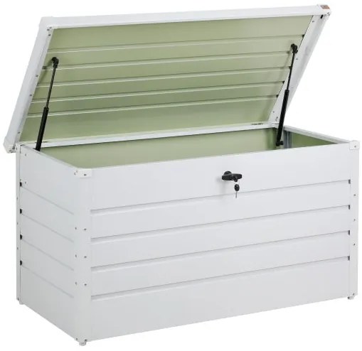 Deuba Cutie de depozitare metalica 120x62x63 cm - alba