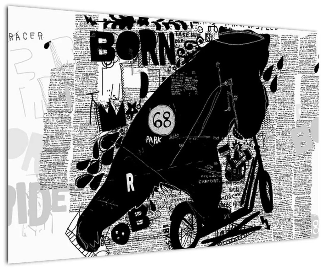 Tablou - Născut să călătorească (90x60 cm)