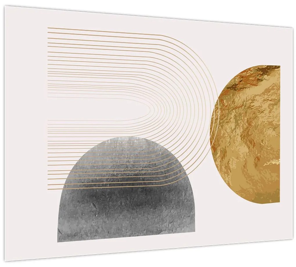 Tablou pe sticlă - Arcuri rustice N⁰2 (70x50 cm)