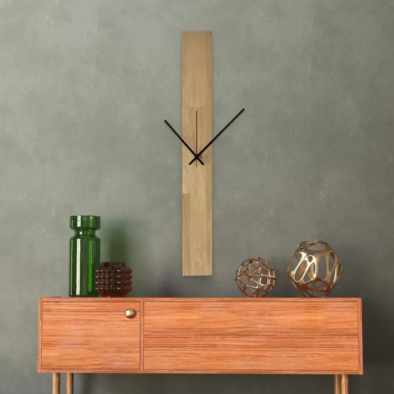 SENTOP | Ceas de perete din lemn masiv - design minimalist modern - OSMAN