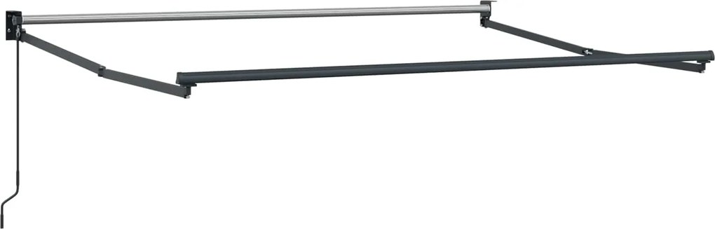 vidaXL Cadru pentru cort retractabil manual Antracit 3 x 2 m Aluminiu