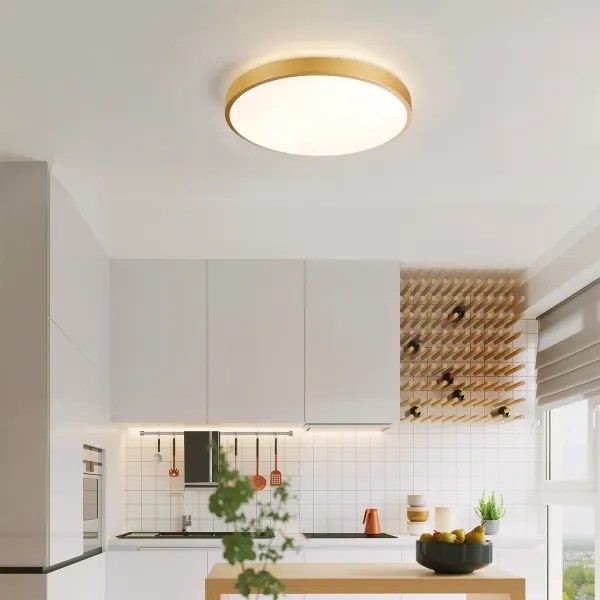 Brilagi - Lampă LED dimabilă GLASS POOL DOUBLE LED/48W/230V 40 cm aurie + telecomandă