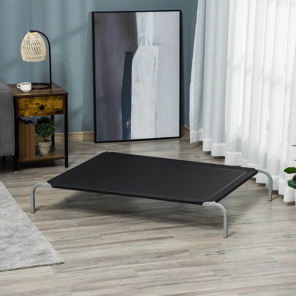 PawHut Saltea pliabila pentru caini, spatii interioare si exterioare, material care permite trecerea aerului, 130x90x20cm, pana la 32kg