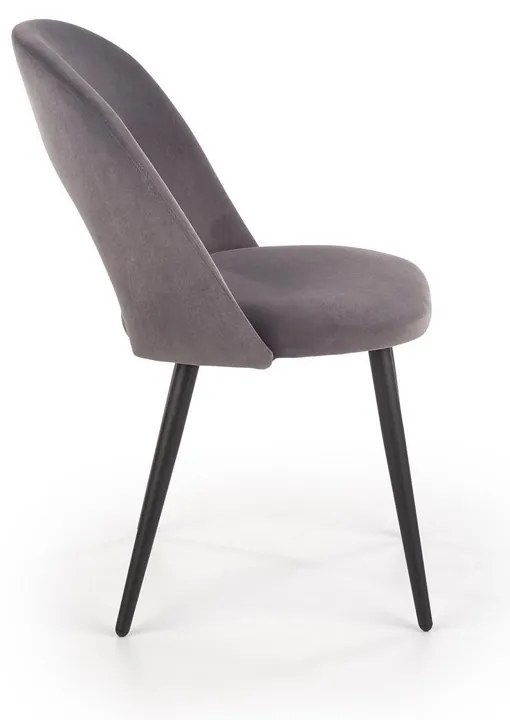 Scaun de bucaterie Gema, gri/negru