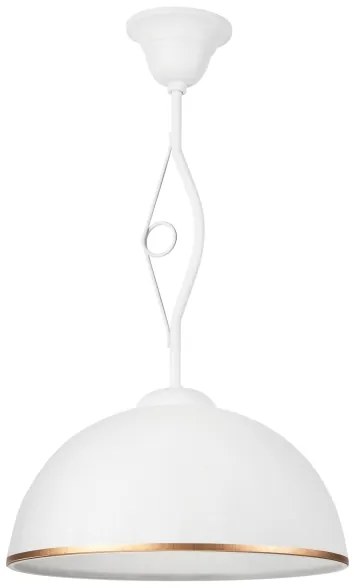 Lustră pe tijă RETRO II 1xE27/60W/230V alb