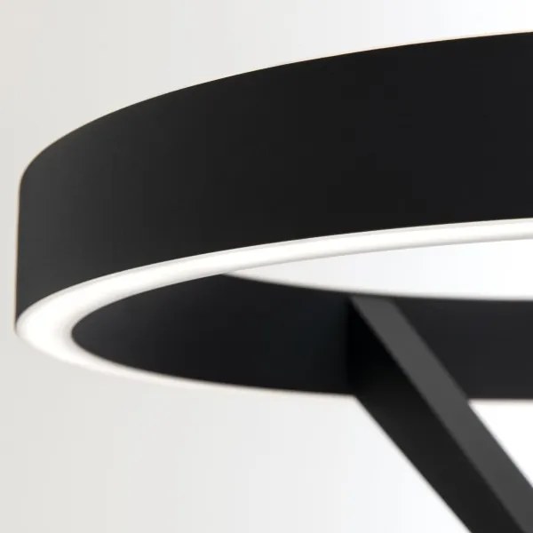 Orion - Lampă de podea LED KOLK, dimabilă, 40 W, 230 V, 2700/4000 K, neagră