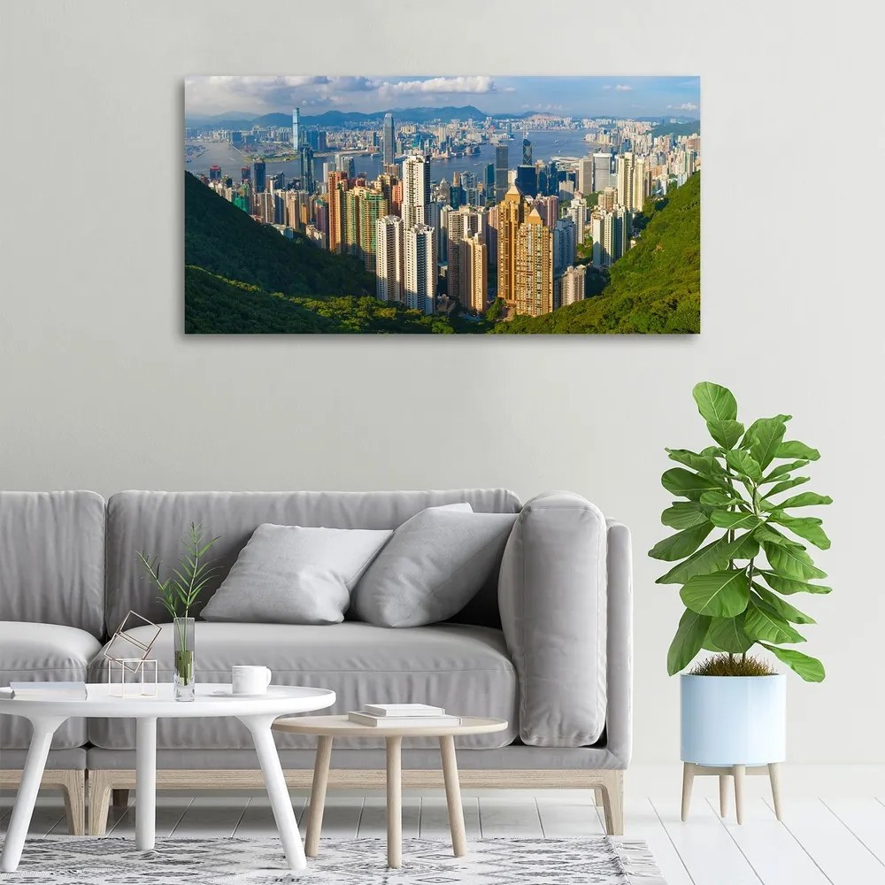 Tablouri tipărite pe pânză Hong kong panorama