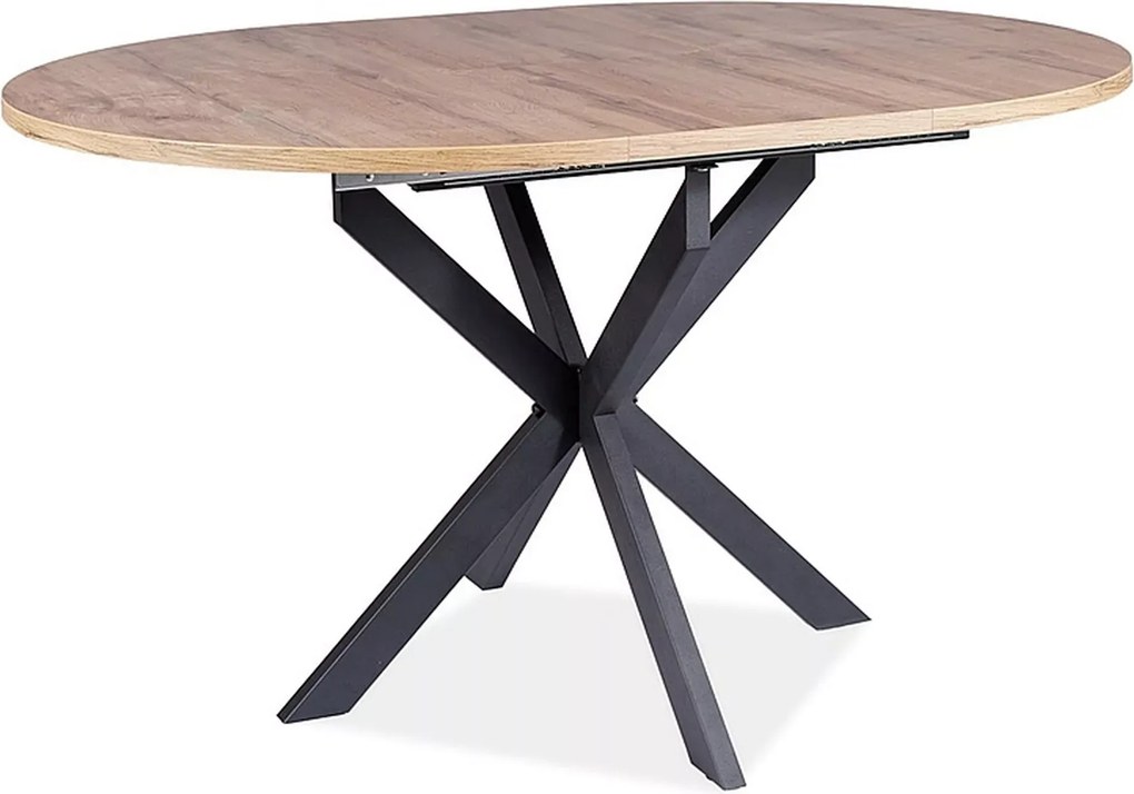 OFERTA Masa extensibila de dining GASTON 100(135)X100 cm, decor stejar artisan calitate a II-a