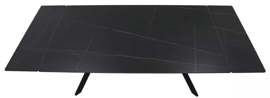Masă de bucătărie Lumiere 180 x 90 cm, negru