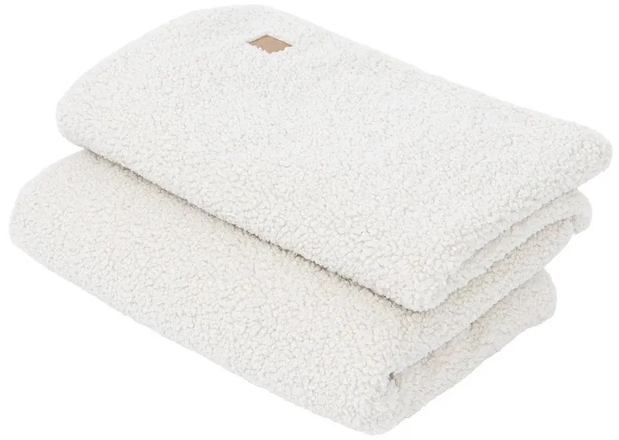 Pătură pentru copii crem din sherpa 100x77 cm – Meowbaby