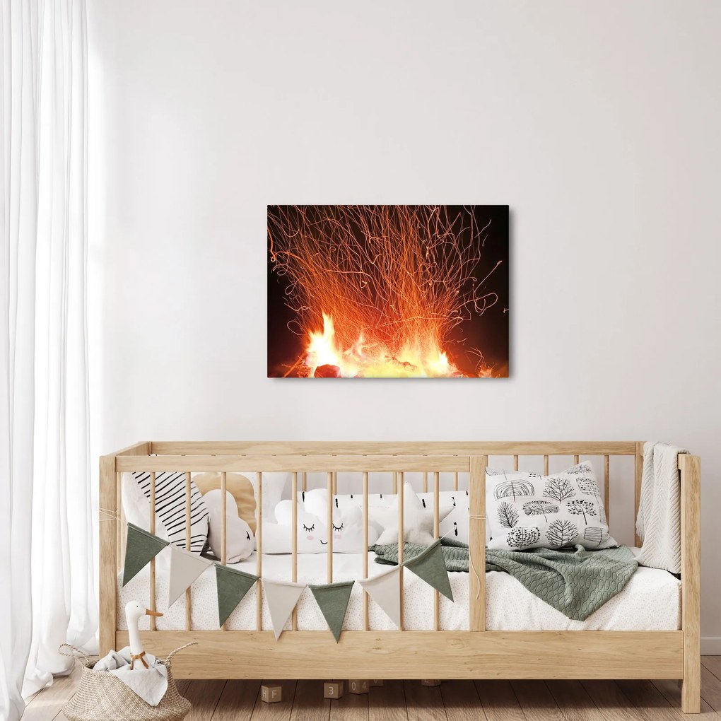 Tablou cu focul (70x50 cm)