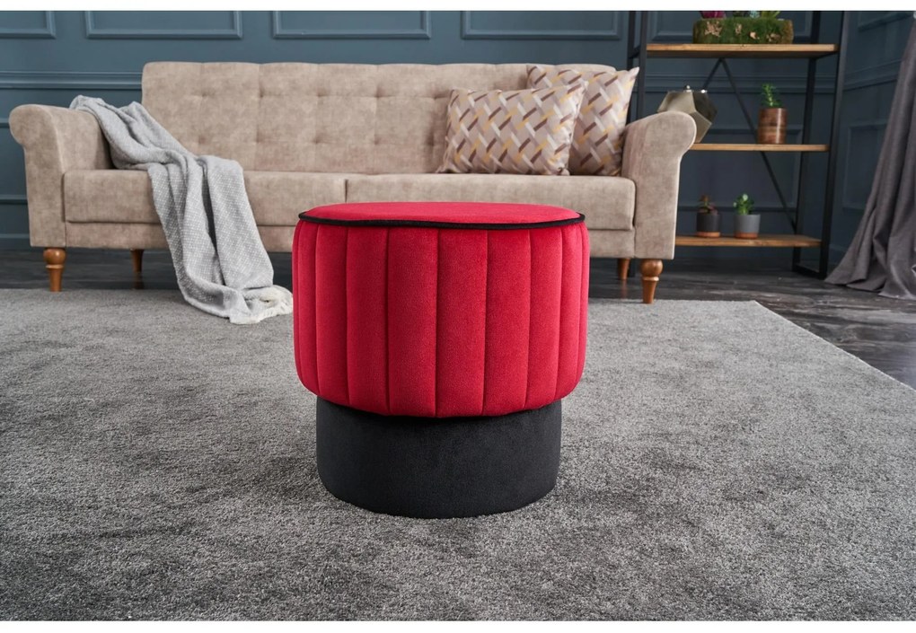 Taburete Dolphie (roșu + negru). Promo -11%. 1107255
