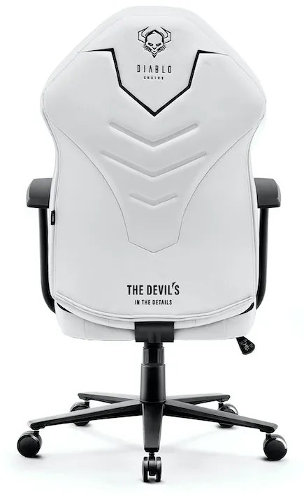 Scaun De Gaming Din Material Diablo X-Gamer: SNOW WHITE Diablochairs