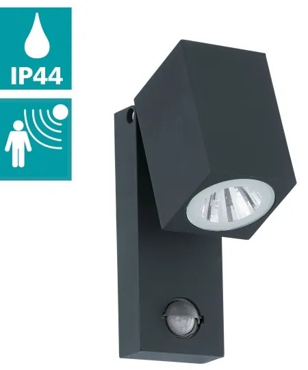 Eglo 96287 - LED Corp de iluminat perete exterior cu senzor SAKEDA LED/5W/230V