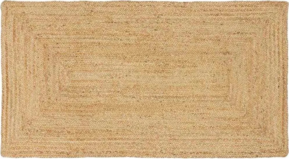 vidaXL Covor de zonă Bej 80 x 200 cm Iută