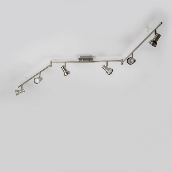 Spot LED 6xGU10/4,7W/230V crom mat