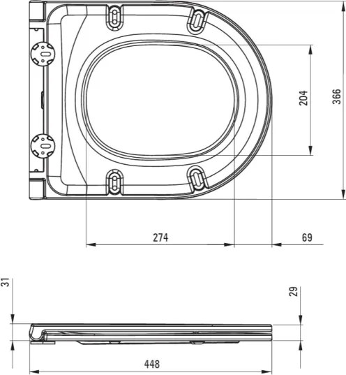 Vas WC suspendat + capac WC ROUND + placă de acționare SIGMA + modul incastrat + garnitură