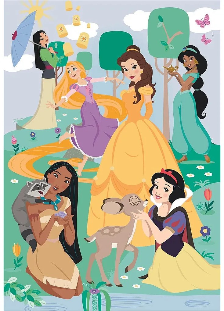 Prințesele Disney Animals Puzzle Clementoni 104 piese