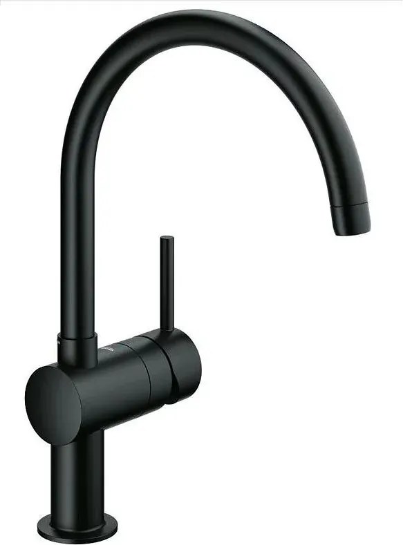 Baterie bucatarie monocomanda Grohe Minta negru mat