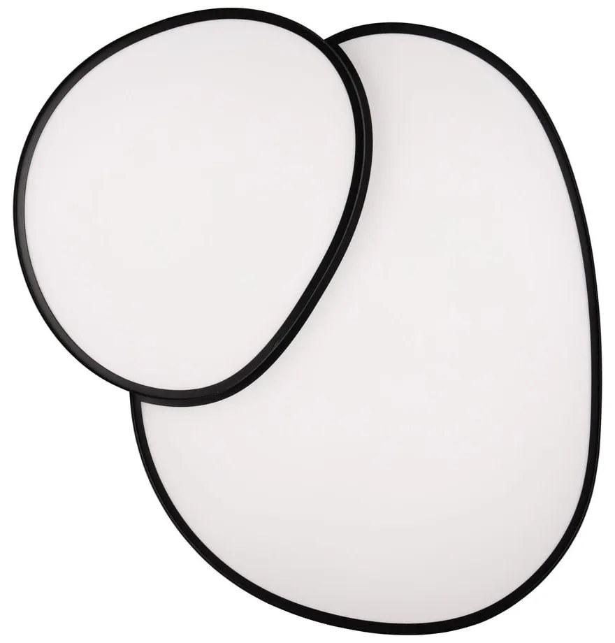 Plafonieră neagră LED 63.5x77 cm Rise – Trio