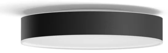 Philips Plafonieră LED reglabilă Hue ENRAVE M, 19,2 W, 230 V, neagră, cu telecomandă