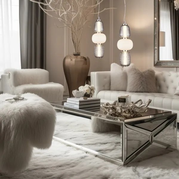 Lustră LED pe cablu CARO LED/28W/230V crom