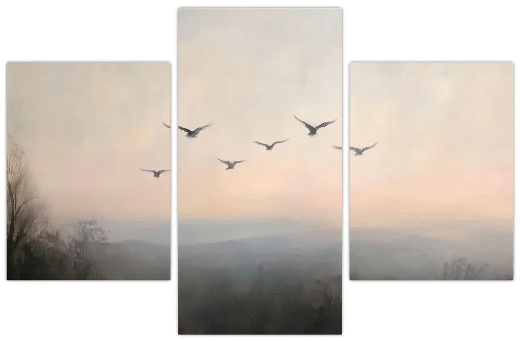 Tablou - Stol de păsări (90x60 cm)