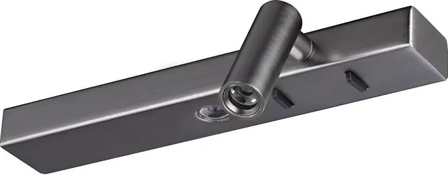 Ideal Lux BONNE Aplica de perete LED, 2 x LED, 6,5 W, 230 V, CRI 90, crom mat