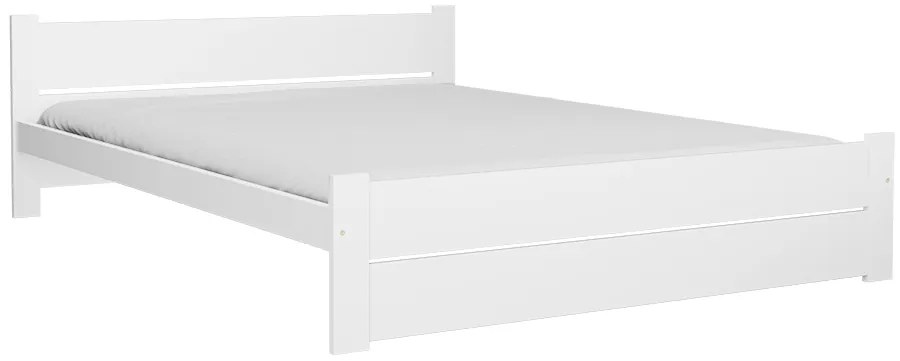 Pat dublu Culoare alb, IKAROS DOUBLE 180 x 200 cm Saltele: Cu saltele Sommera 18 cm, Somiera pat: Fara somiera