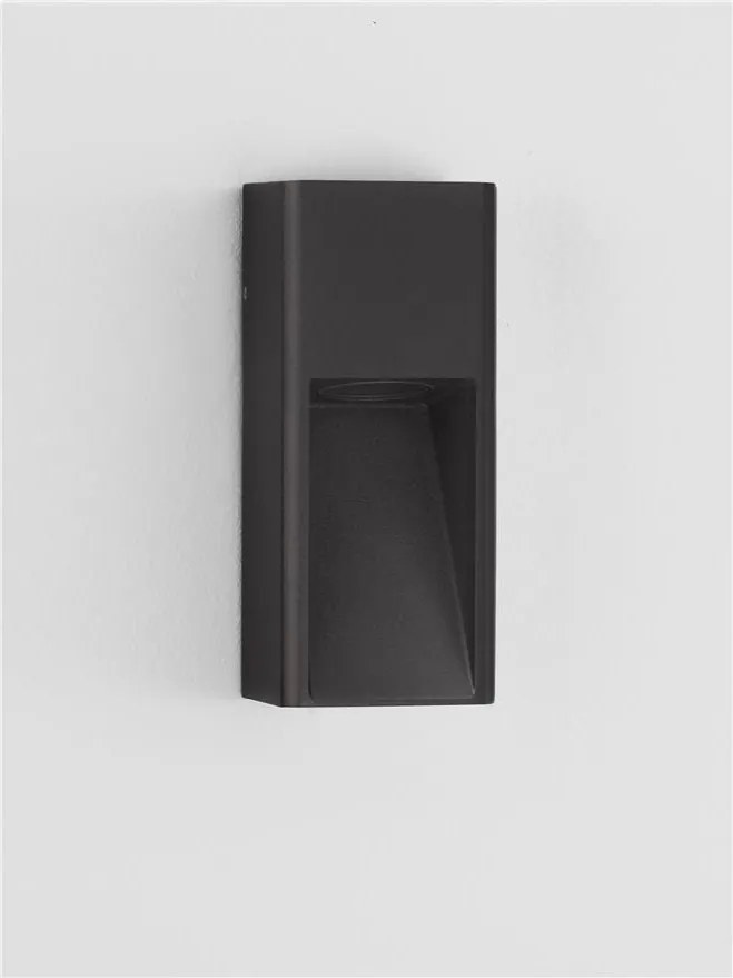 Spot aplicat perete exterior IP65 MAZU negru