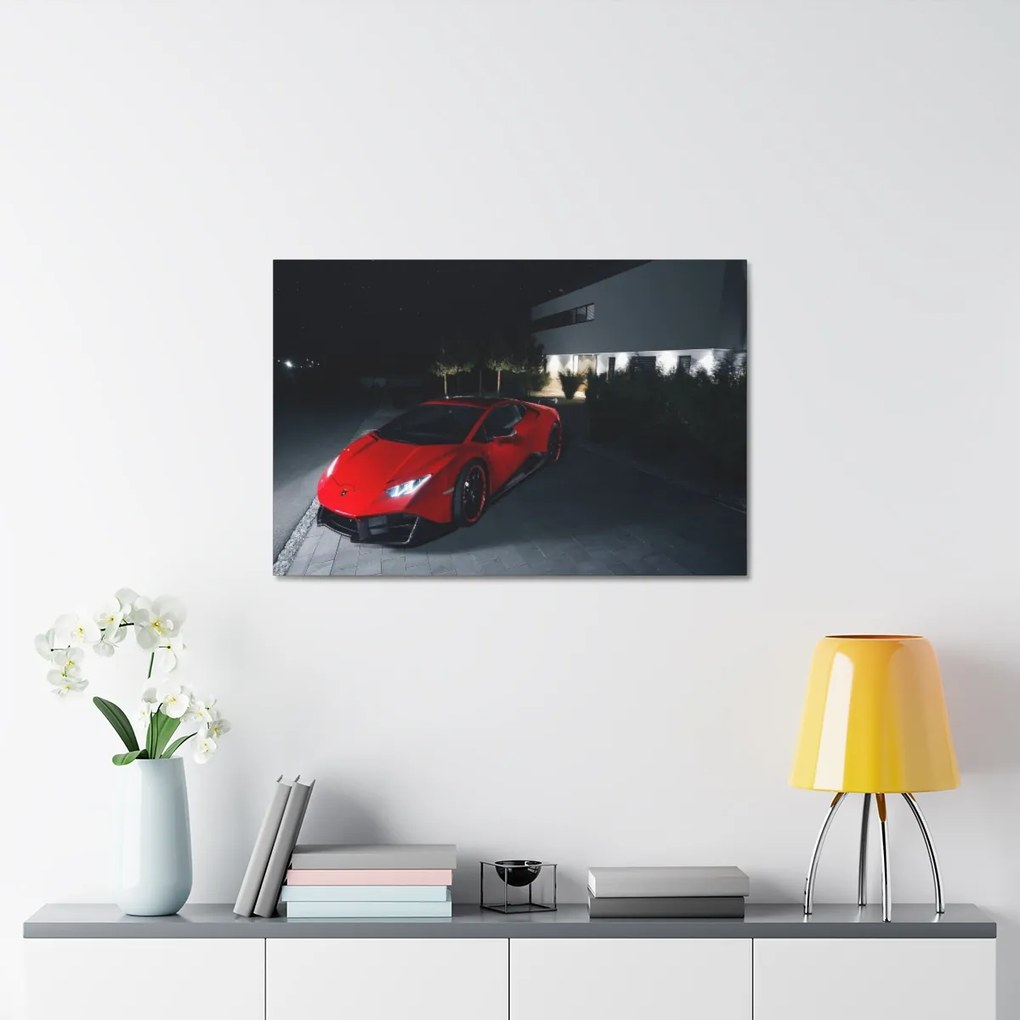 Tablou Canvas Red Lambourghini 120x80 cm