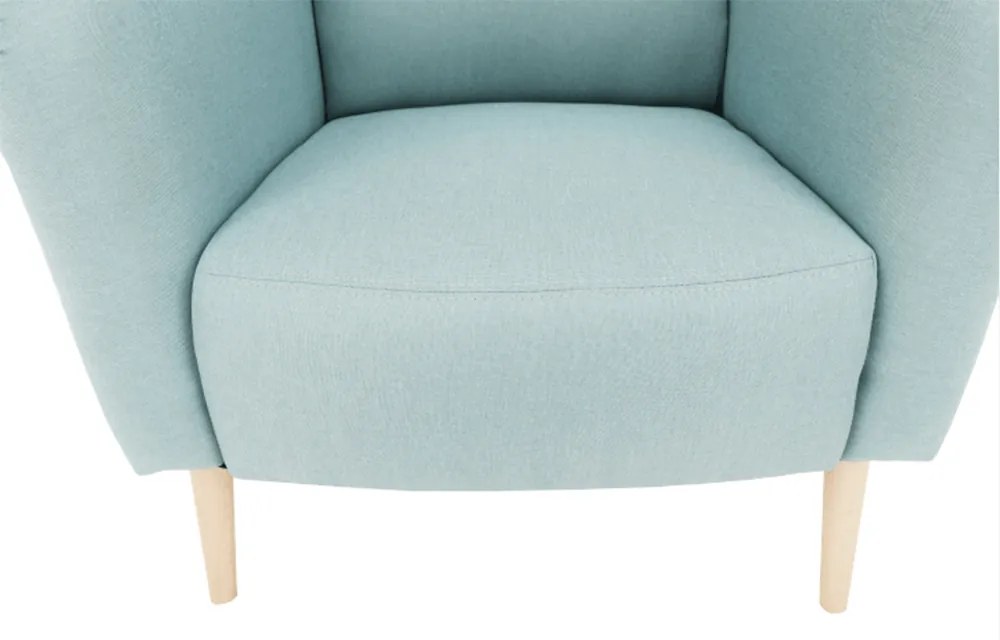 Scaun de design, ţesătură mentol/model, BELEK