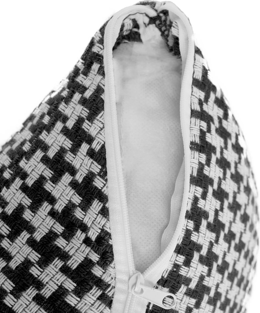 Fotoliu design, model alb-negru/ piele ecologică verde, EMREN